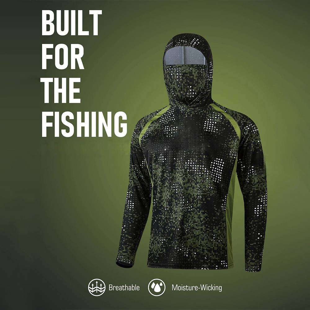 Summer Clothing Men - MALFC Fishing Apparel Men Hood Fishing