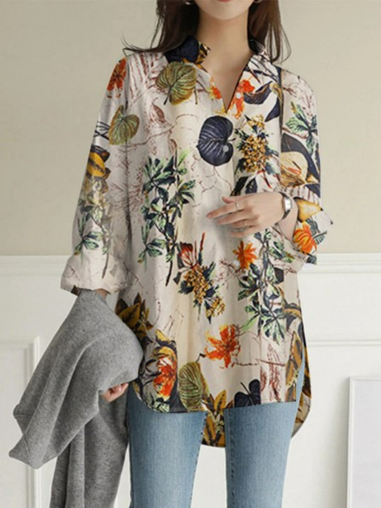 Summer Youth Clothing - Fashion Woman Blouse 2023 Elegant Long