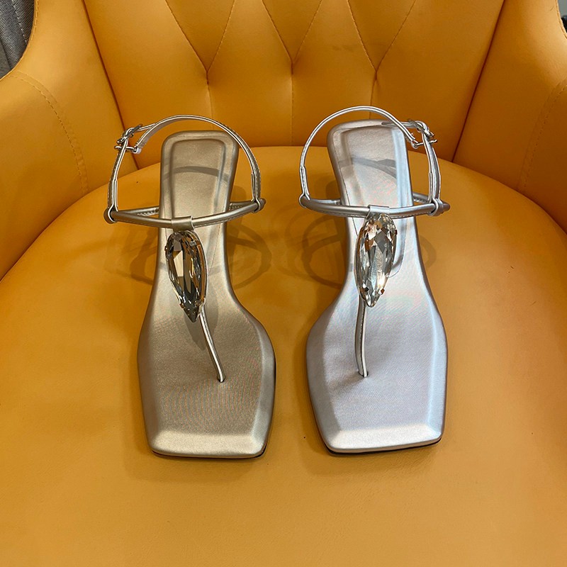 Summer Clothing Dress - Jewel One Strap Sandals Summer New