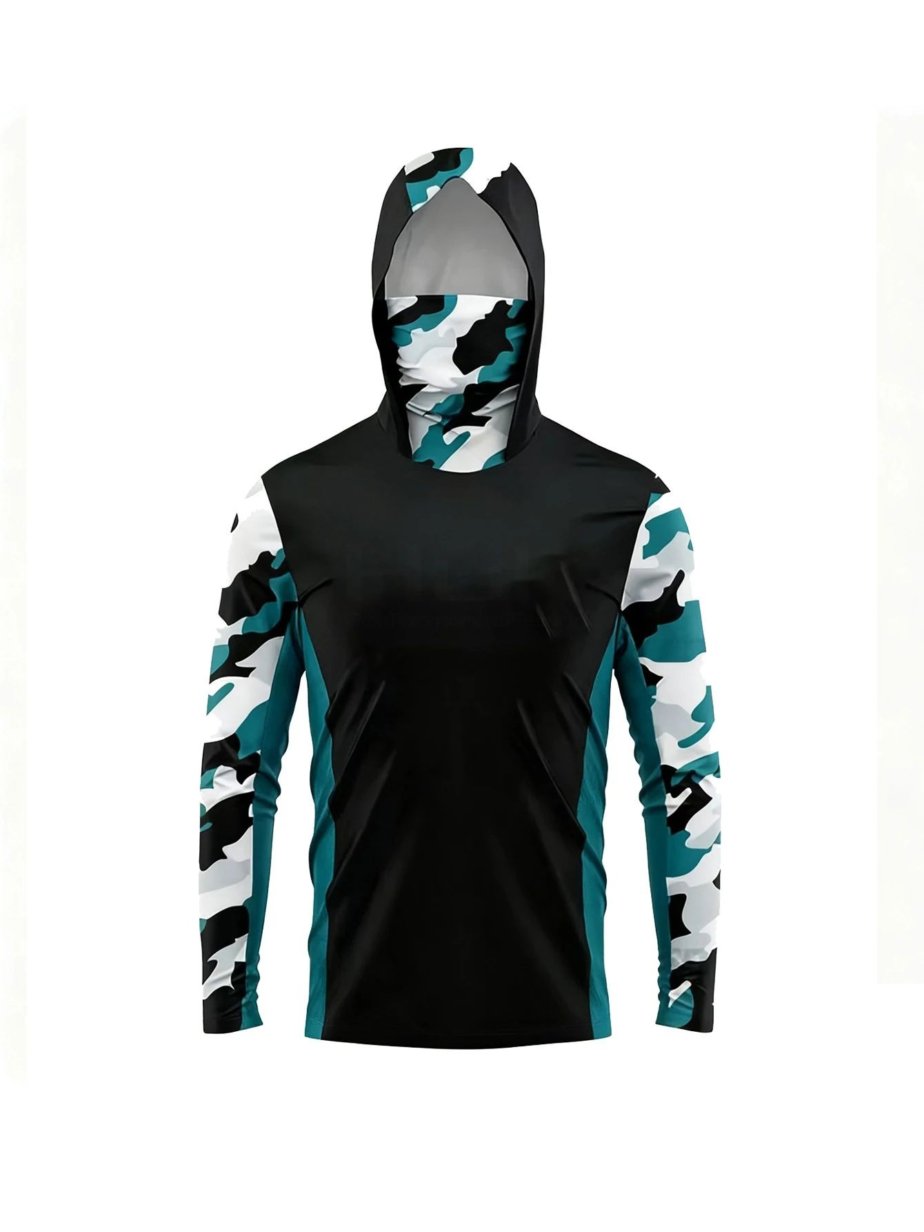 Outdoor Men Fishing Hooded Shi - Summer Clothing Types review and price