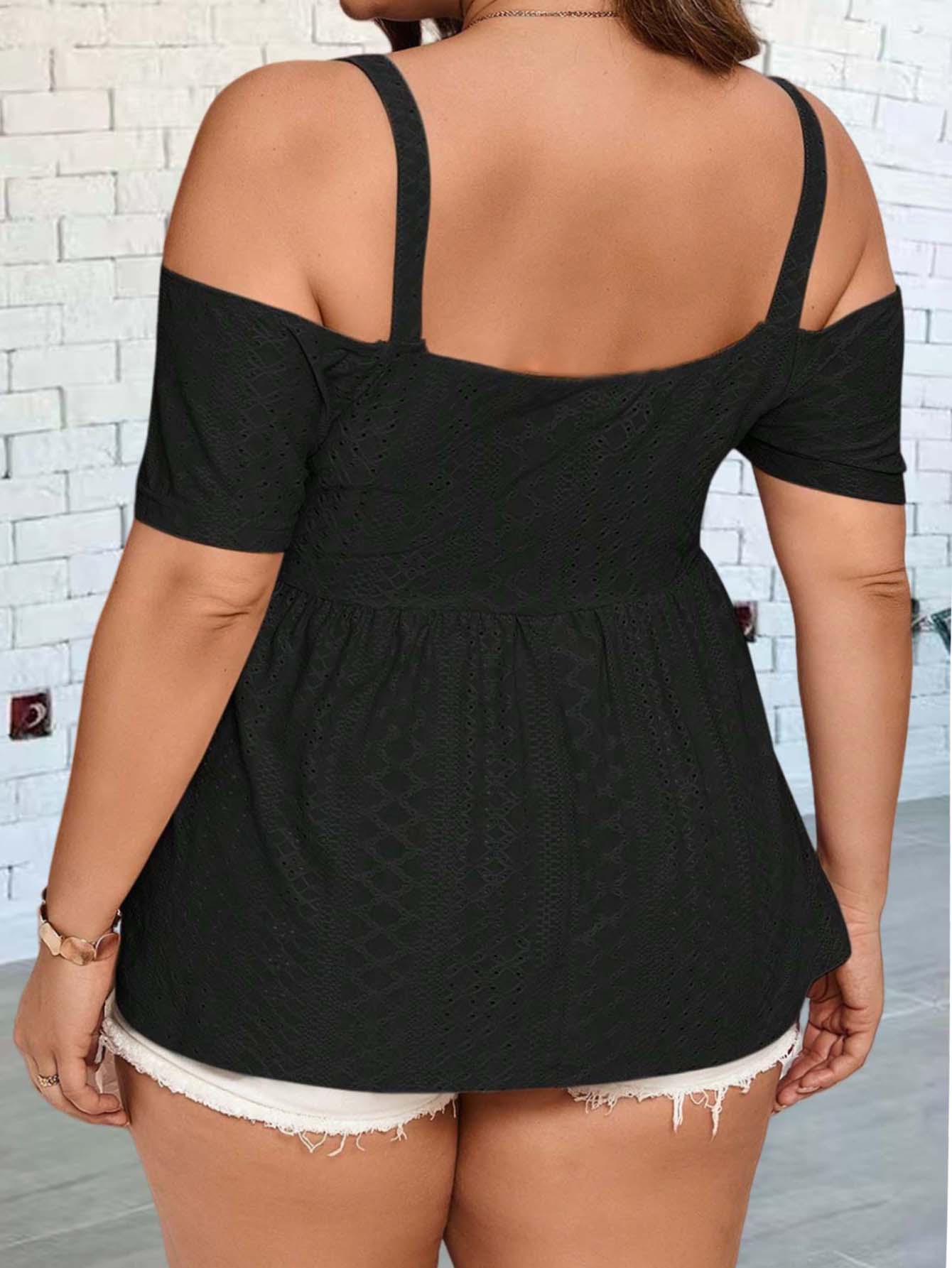 Elegant off-shoulder vest suit - Summer Clothing Plus Size Women review and price