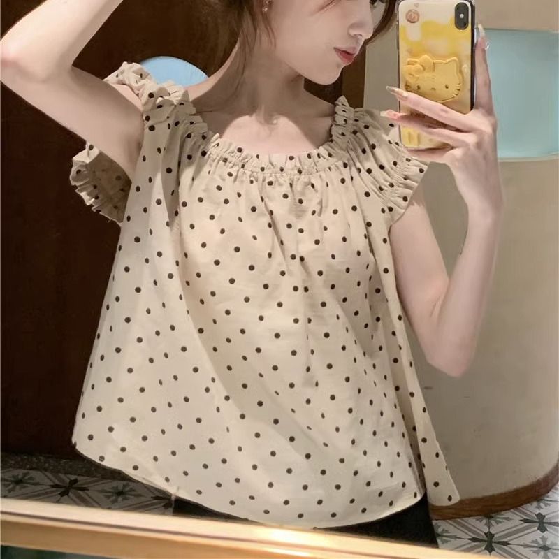 Korean Temperament Polka Dot L - Summer Youth Clothing review and price