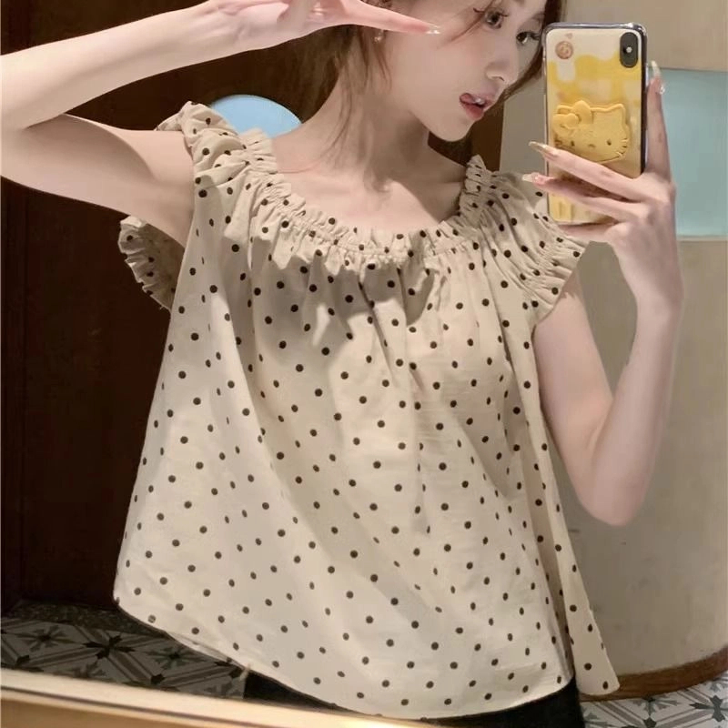 Korean Temperament Polka Dot L - Summer Youth Clothing review and price