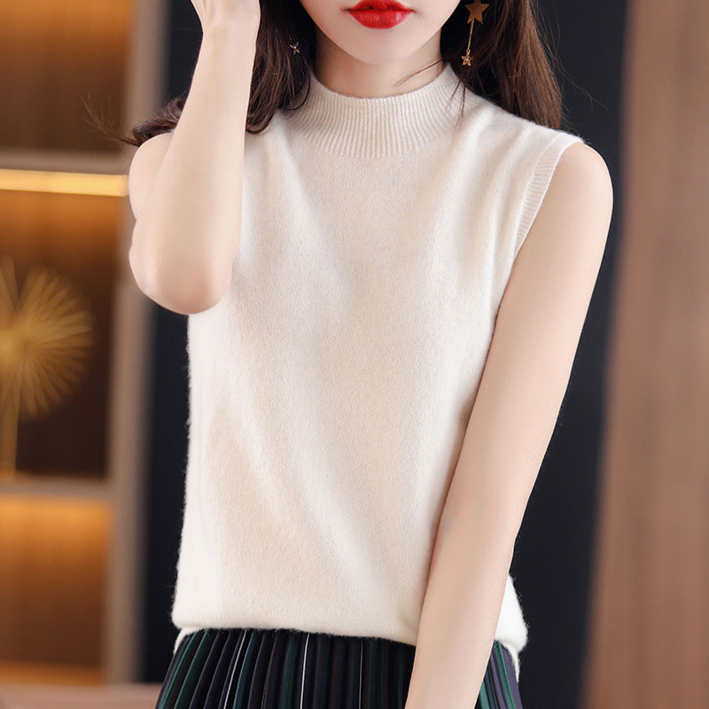Women's Clothing Half high nec - Summer Jumper Clothing review and price