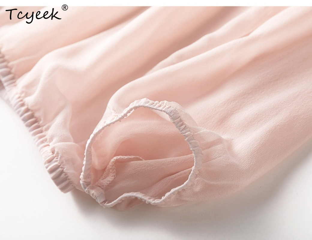 Tcyeek 100% Real Mulberry Silk - Summer Clothing Usa review and price