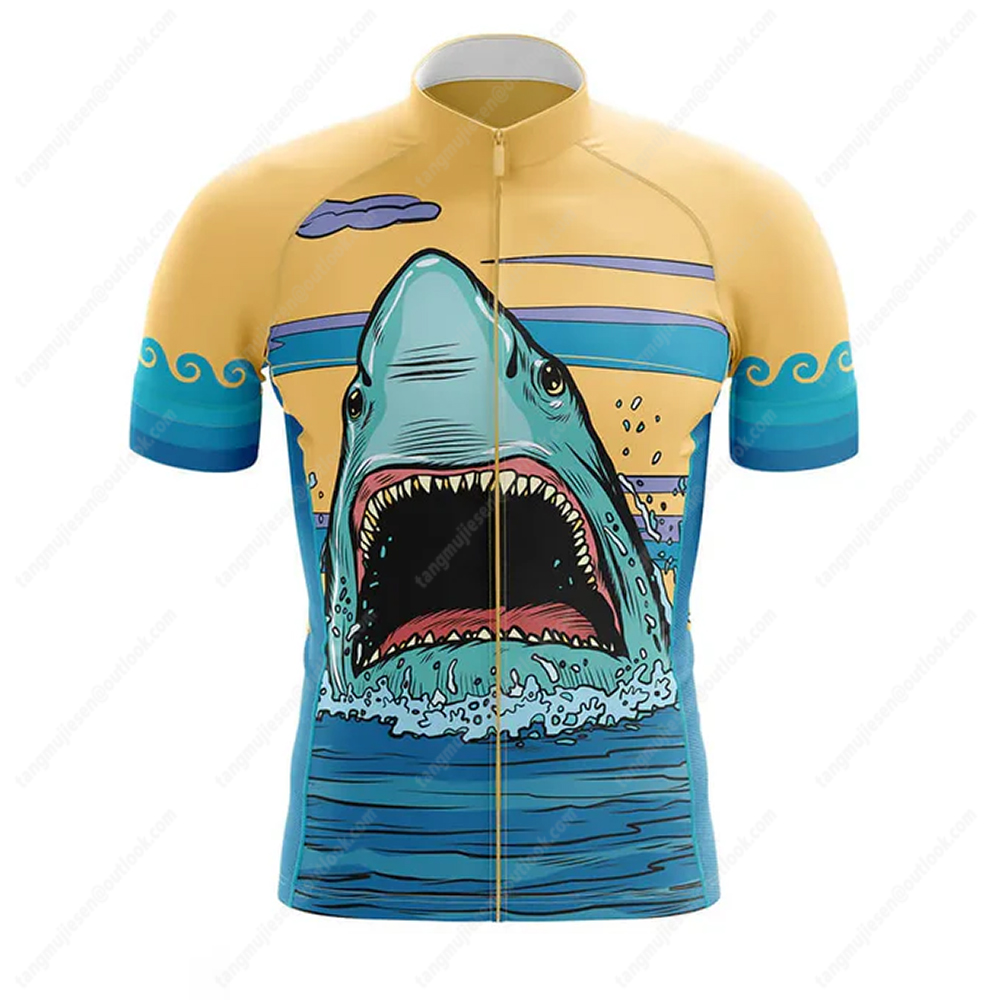 Shark Cycling Team Clothes Mtb - Summer Jumper Clothing review and price