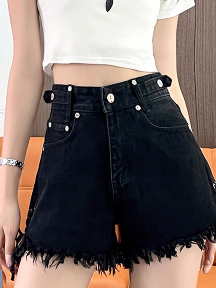 High Waist Denim Shorts for Wo - Summer Clothing Plus Size Women review and price