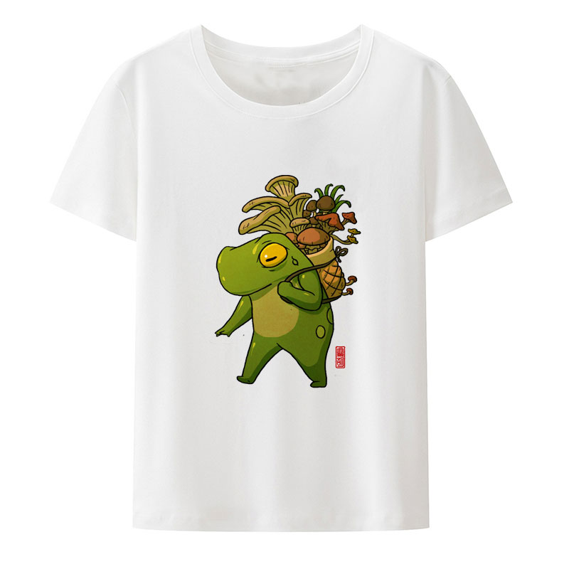 Cute Frog Making Origami Artwo - Summer Clothing Essentials Women review and price