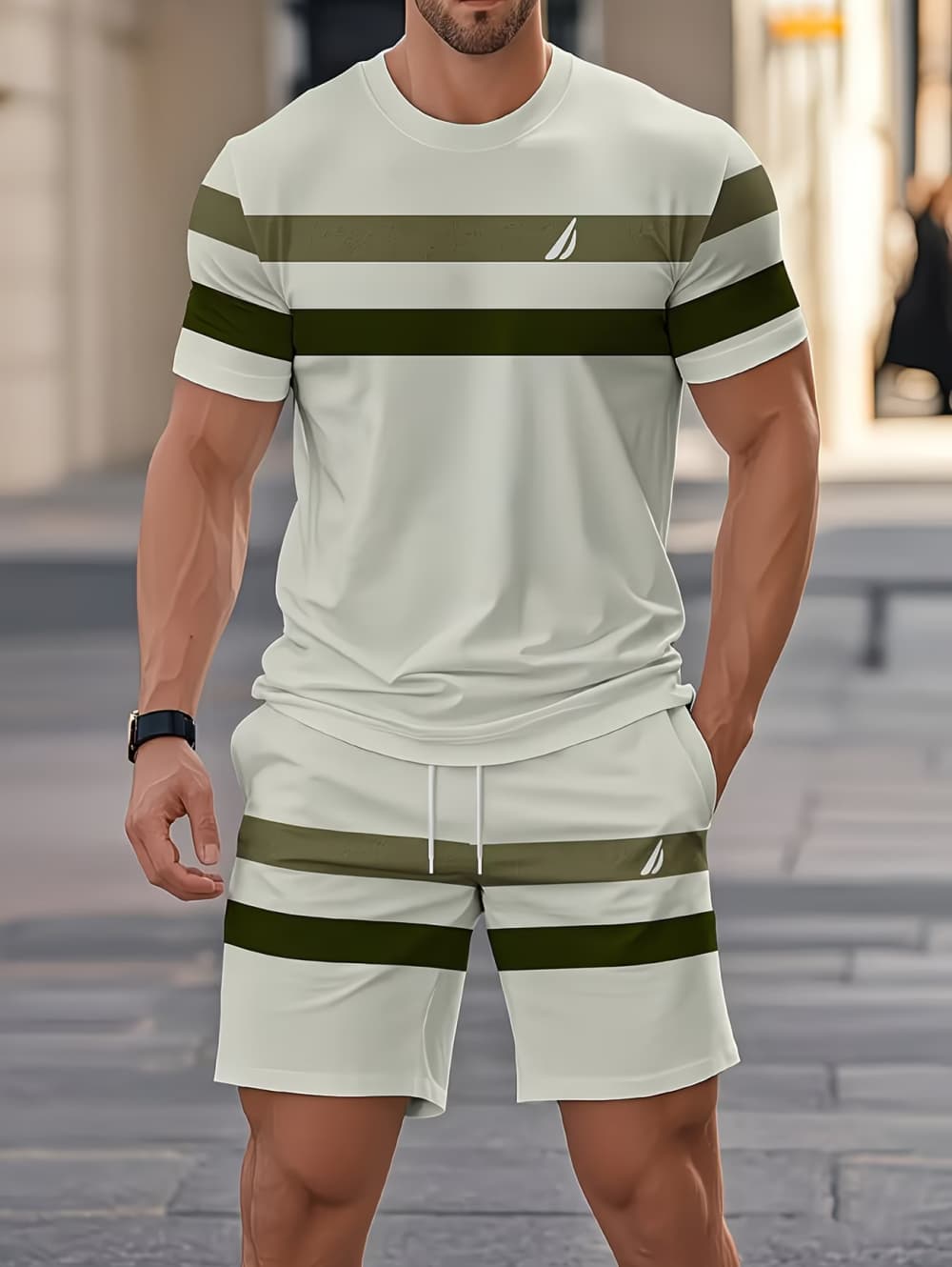 Men's Summer Sets Funny 3D Str - Summer Youth Clothing review and price