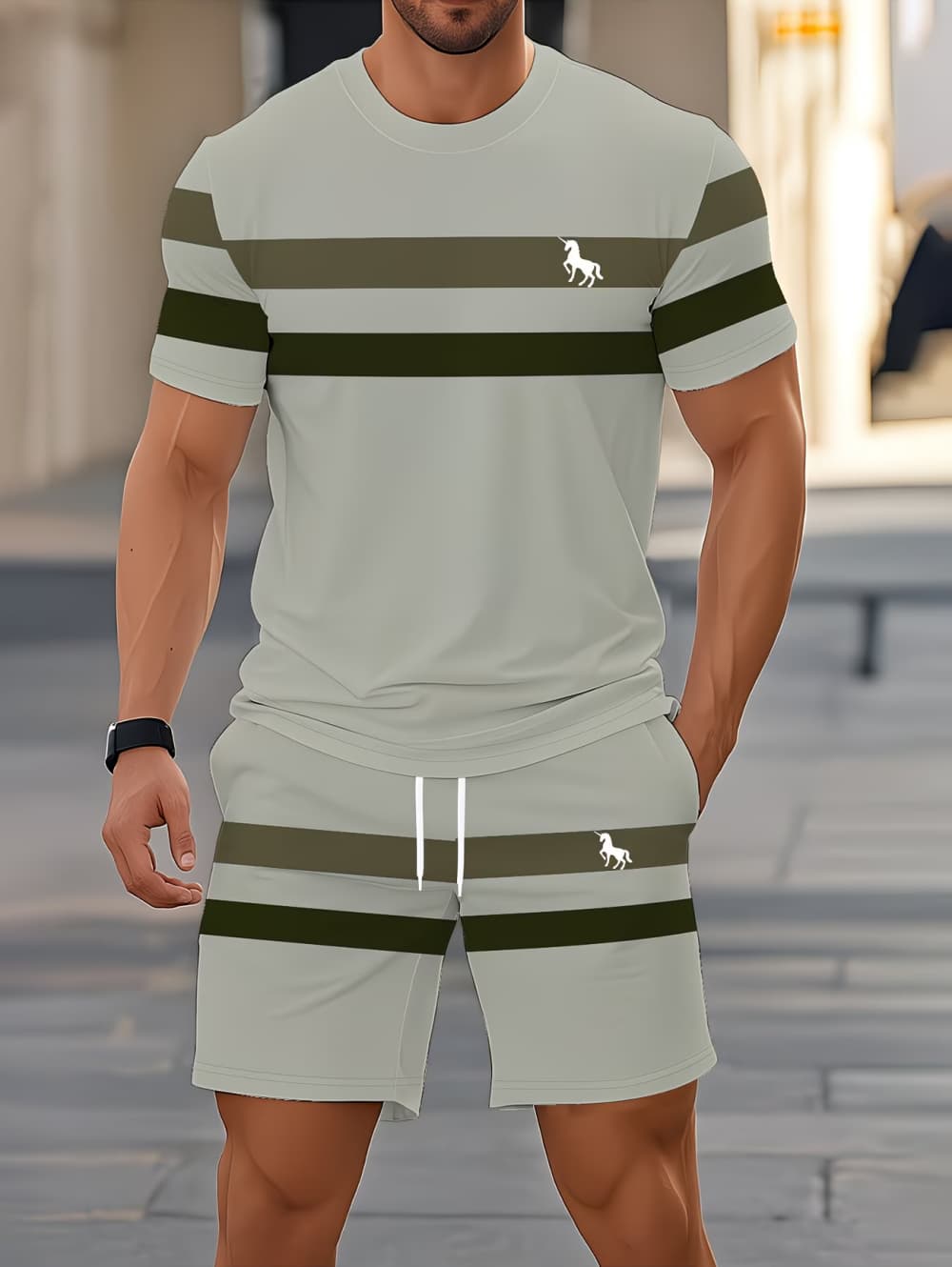 Men's Summer Sets Funny 3D Str - Summer Youth Clothing review and price