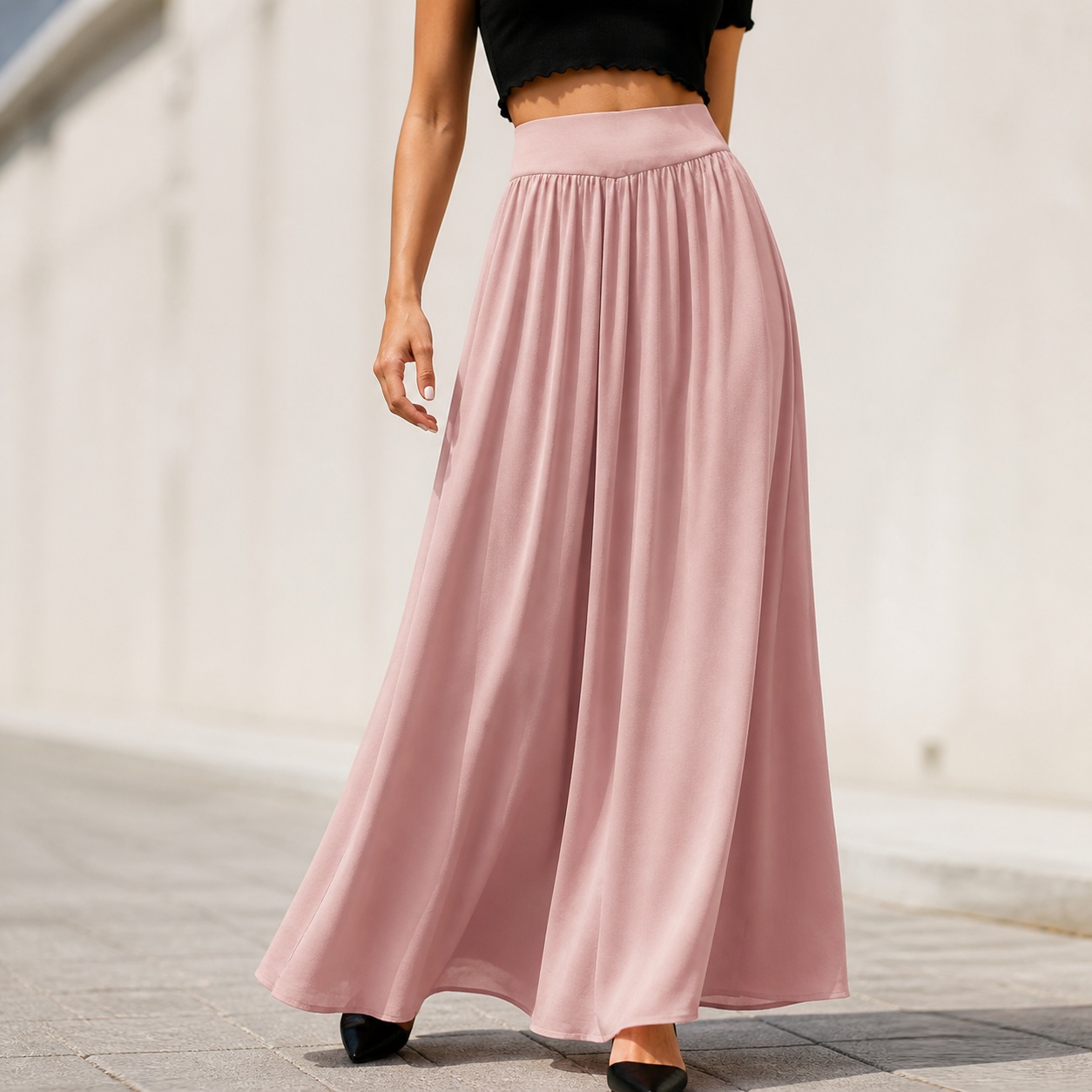 Women's High Waist Long Lightw - Summer Clothing Essentials Women review and price