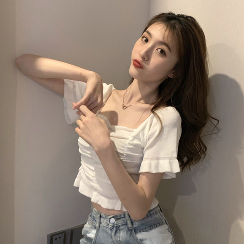 Knitted Fashion Blouse Woman R - Summer Youth Clothing review and price