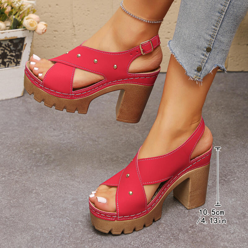 Vintage Super High Heel Cross  - Summer Clothing Dress review and price